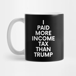 I Paid More Income Tax Than Trump Mug